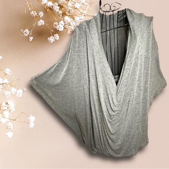 Worthington Women's Drape Neck‎ Butterfly Top Size L - Picture 3 of 6